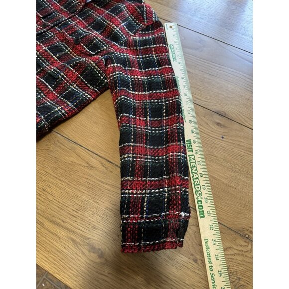 LOFT  Women Tweed Size Medium Button Down Jacket Polyester Long Sleeve NWT City - Picture 6 of 12